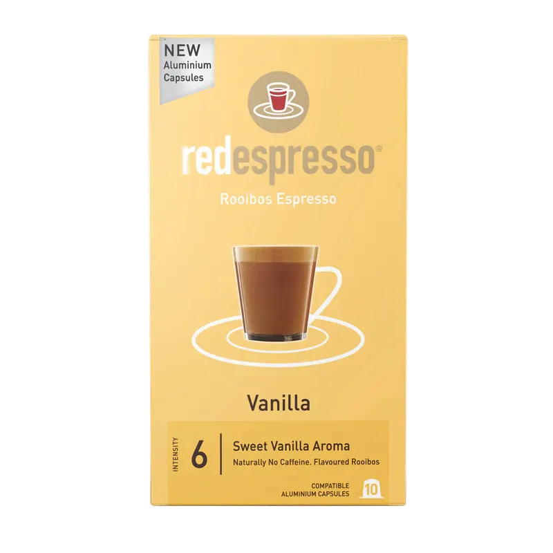red espresso® Vanilla Rooibos Nespresso®-kompatible Kapseln